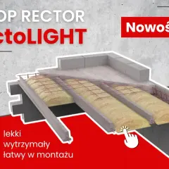 Strop Rector RectoLIGHT: lekki, wytrzymały, łatwy w montażu. Innowacyjne rozwiązanie dla Twojego domu.